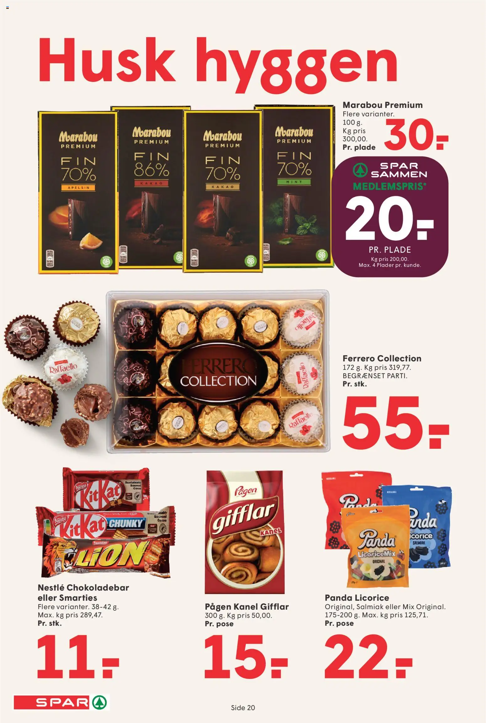 Spar tilbudsavis – gyldig fra 07/08/2026 | Side: 22 | Produkter: Kanel, Kakao