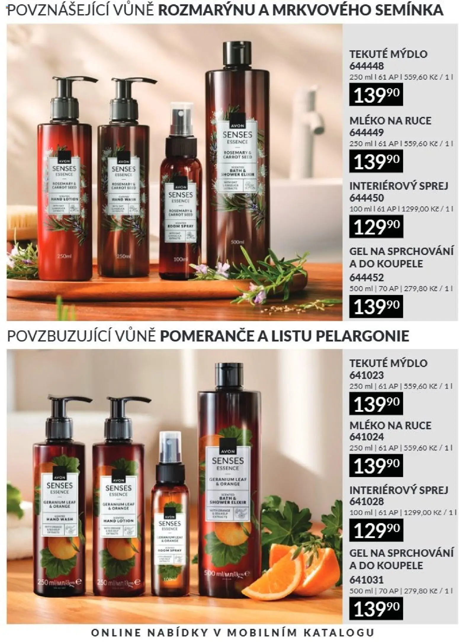 Avon Katalog 09/2026 od 01.09.2026 | Strana: 215 | Produkty: Mýdlo, Mléko, Semínka, Essence
