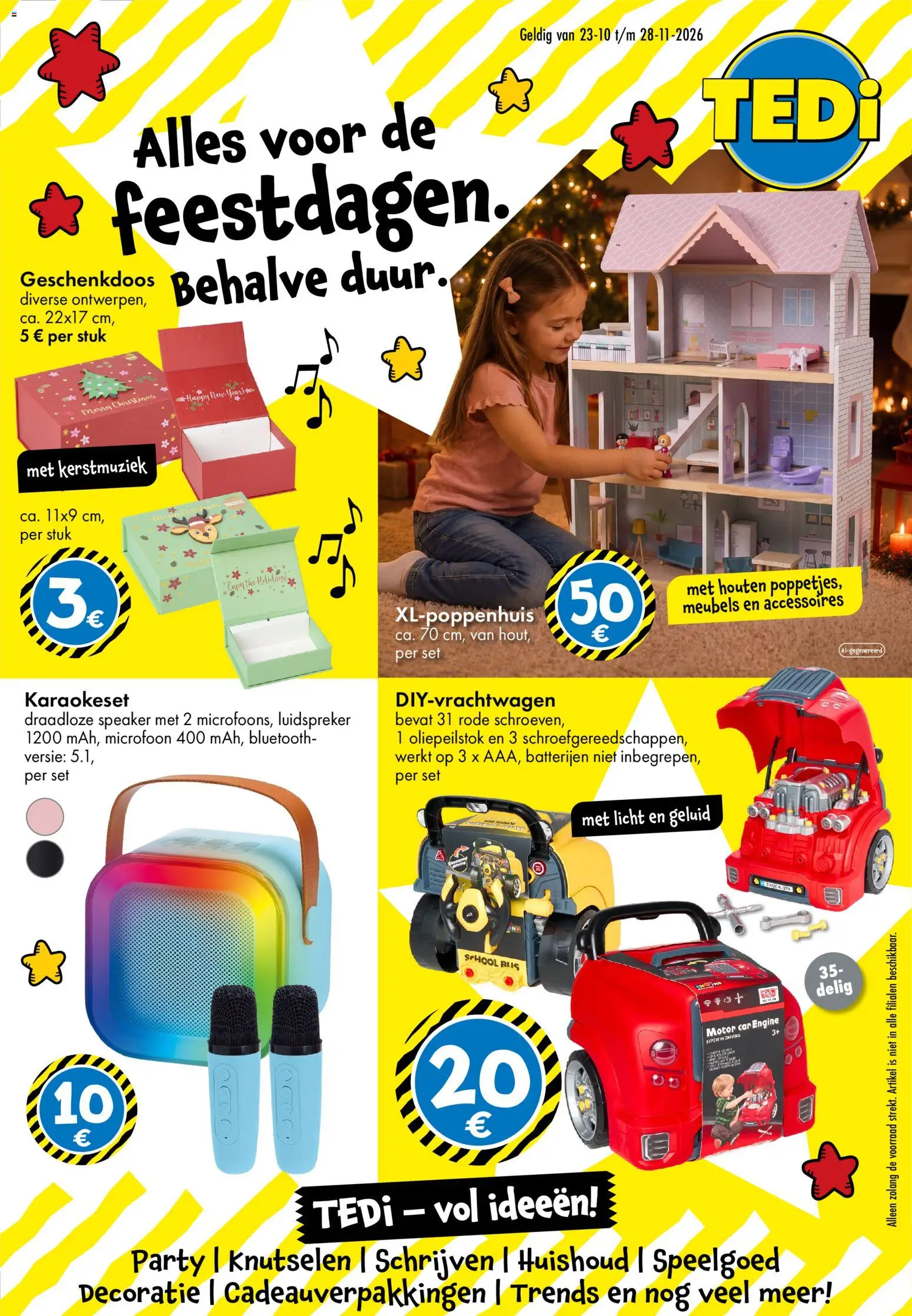 {H1} | Pagina: 1 | Producten: Microfoon, Speaker, Speelgoed, Decoratie