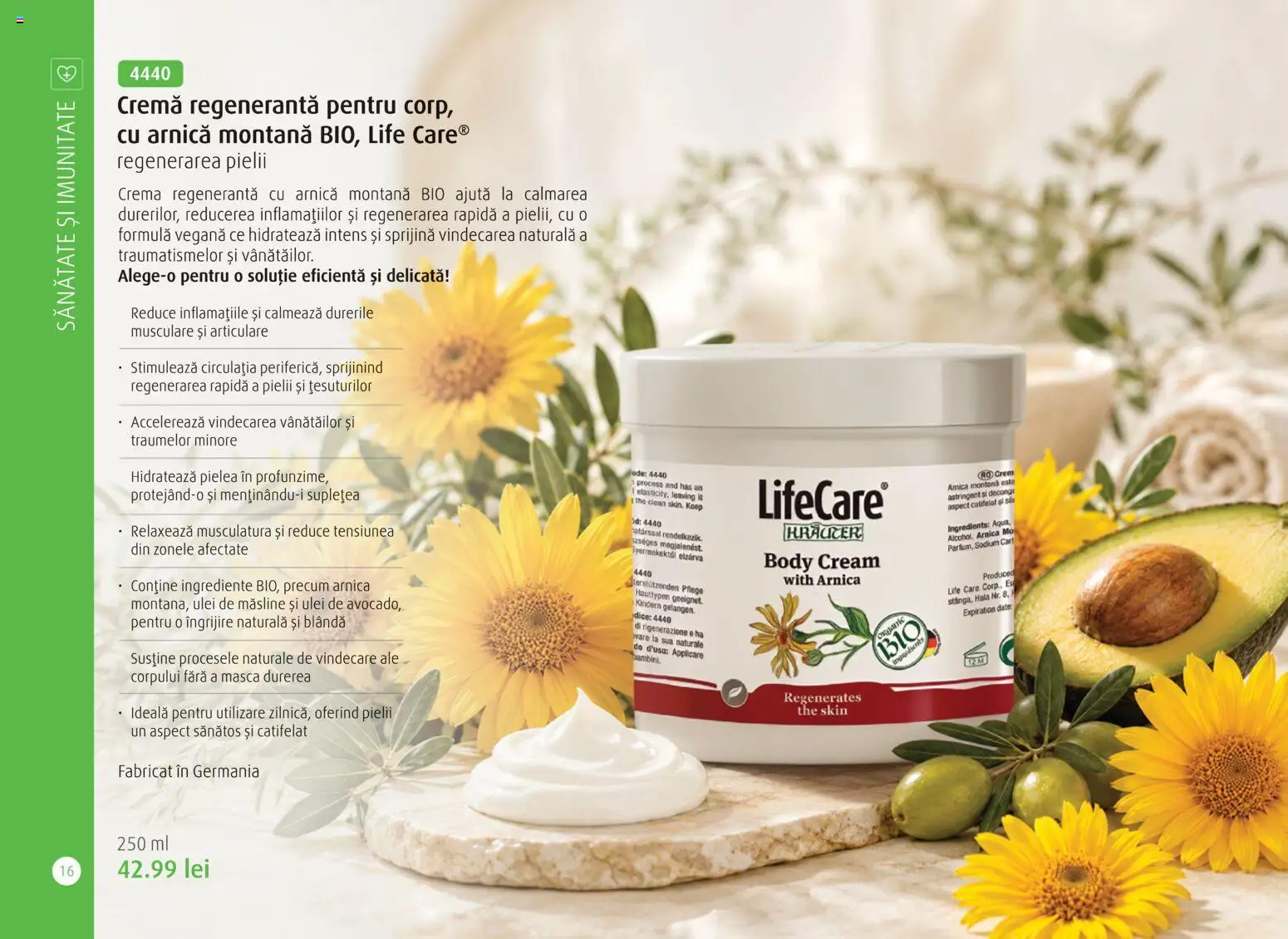 Noul catalog Life Care – valabil de la 01.10.2026 | Pagină: 18 | Produse: Bio, Body, Măsline, Ulei