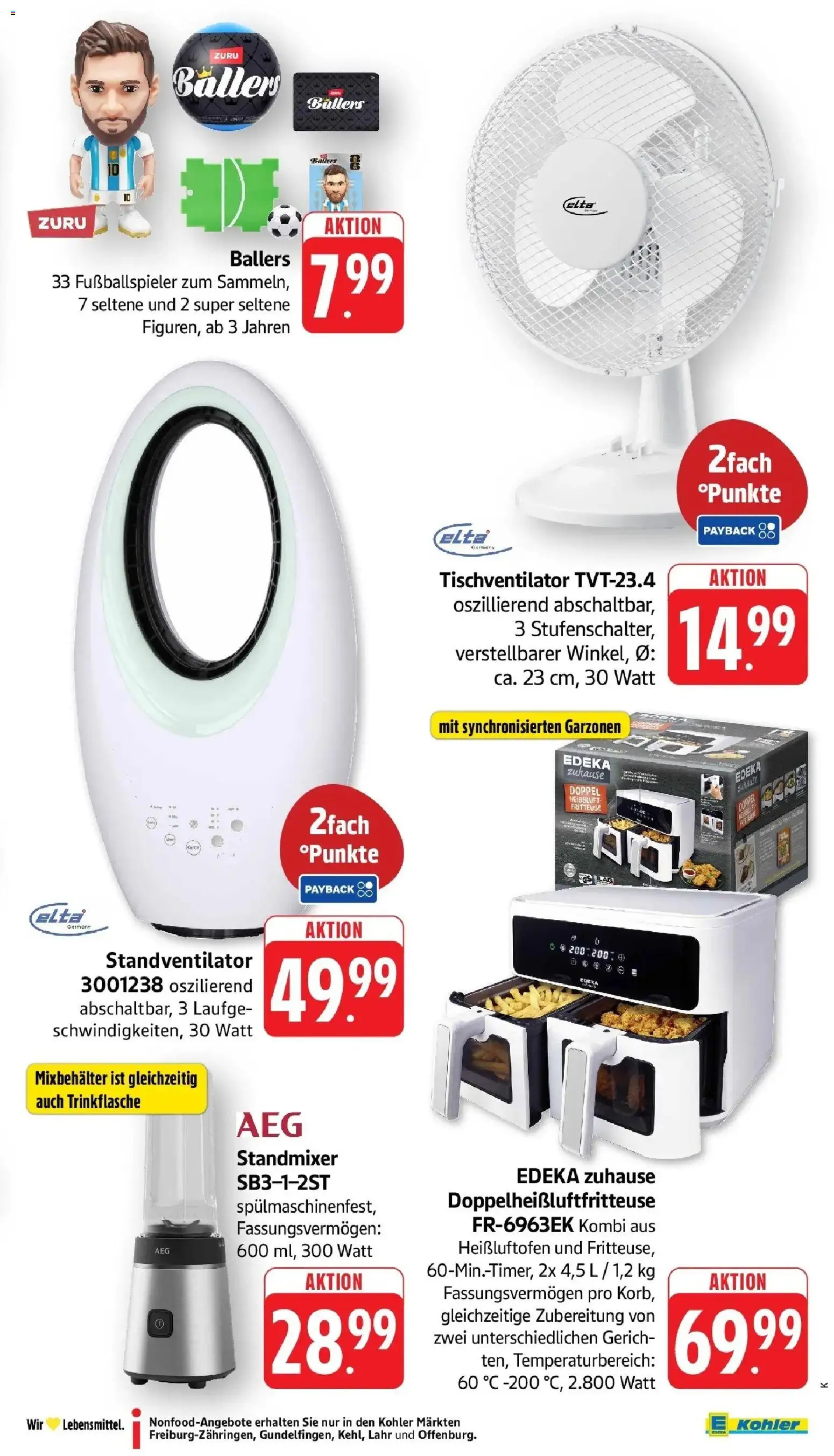 Edeka prospekt Ettenheim – gültig ab 08.06.2026 | Seite: 59 | Produkte: AEG, Mixer, Fritteuse