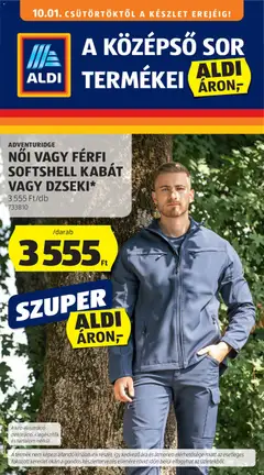 Aldi Középső sor termékei - amely érvényes a következő dátumtól: 2026.10.01.