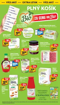 Náhled letáku Nature's Promise Bio Džem, Nature's Promise Bio Džem • 270 g • 100 g = 14,78 Kč • vybrané druhy od 23.09.2026 | Strana: 43