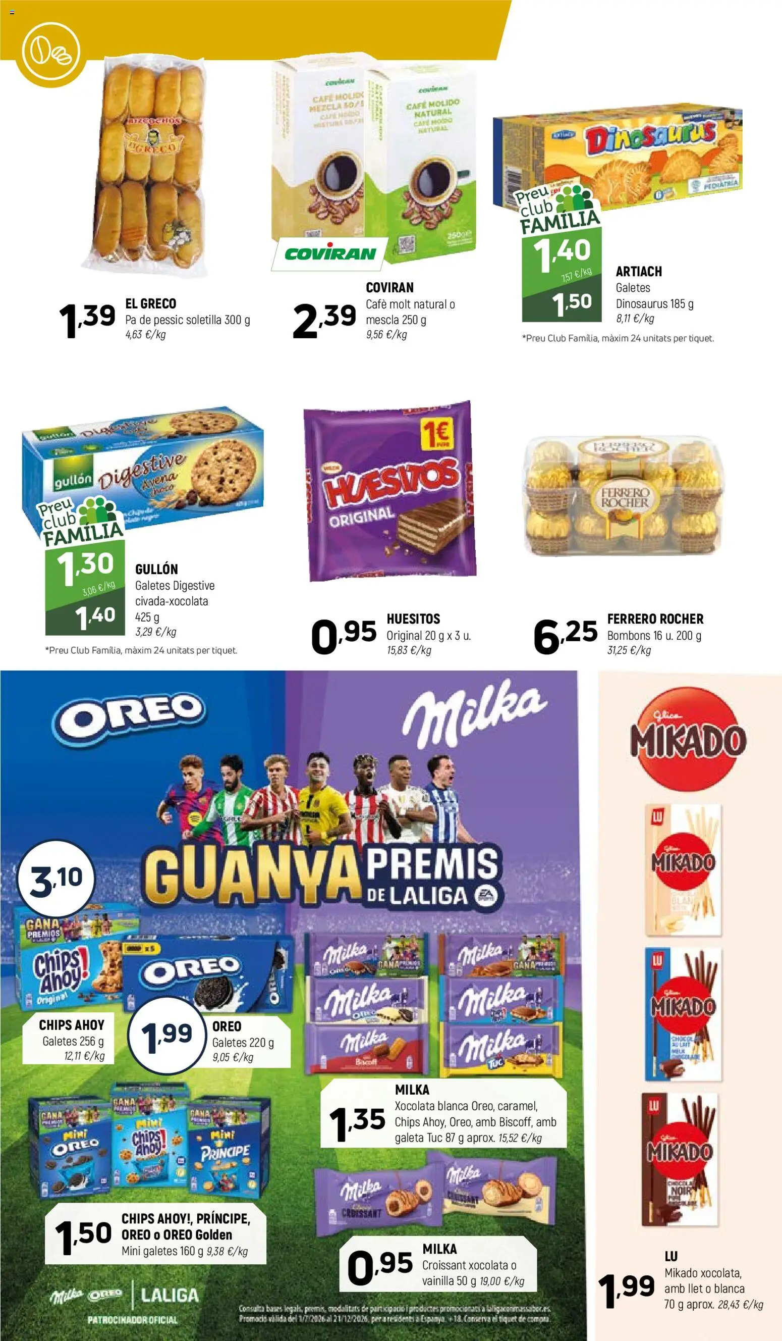 Coviran Ofertas │ válido desde el 20/10/2026 | Página: 8 | Productos: Café, Café molido, Croissant, Vainilla