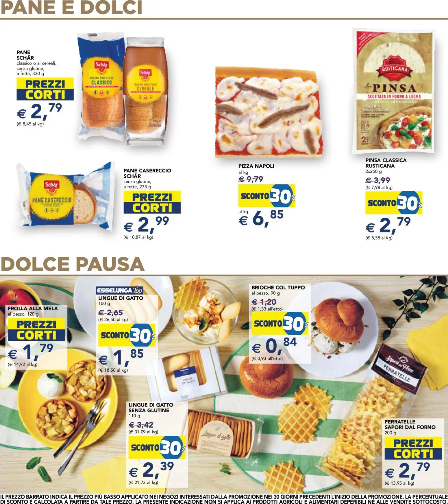 Volantino Esselunga S del 02/07/2026 | Pagina: 15 | Prodotti: Pane, Pizza, Top, Forno