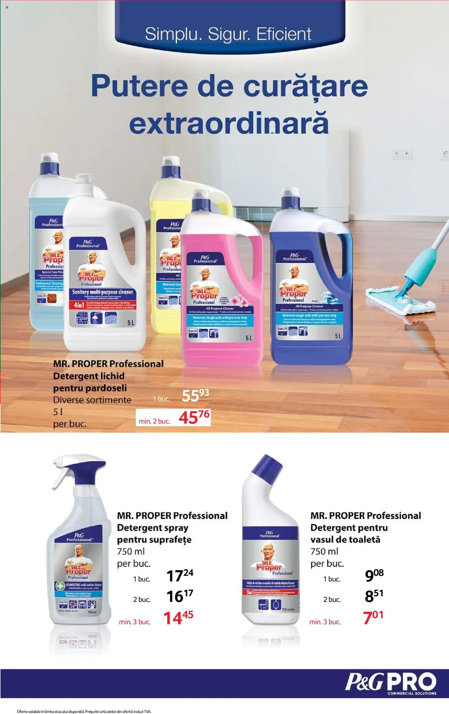 Noul catalog Selgros – valabil de la 24.07.2026 | Pagină: 25 | Produse: Mop, Toaletă, Detergent