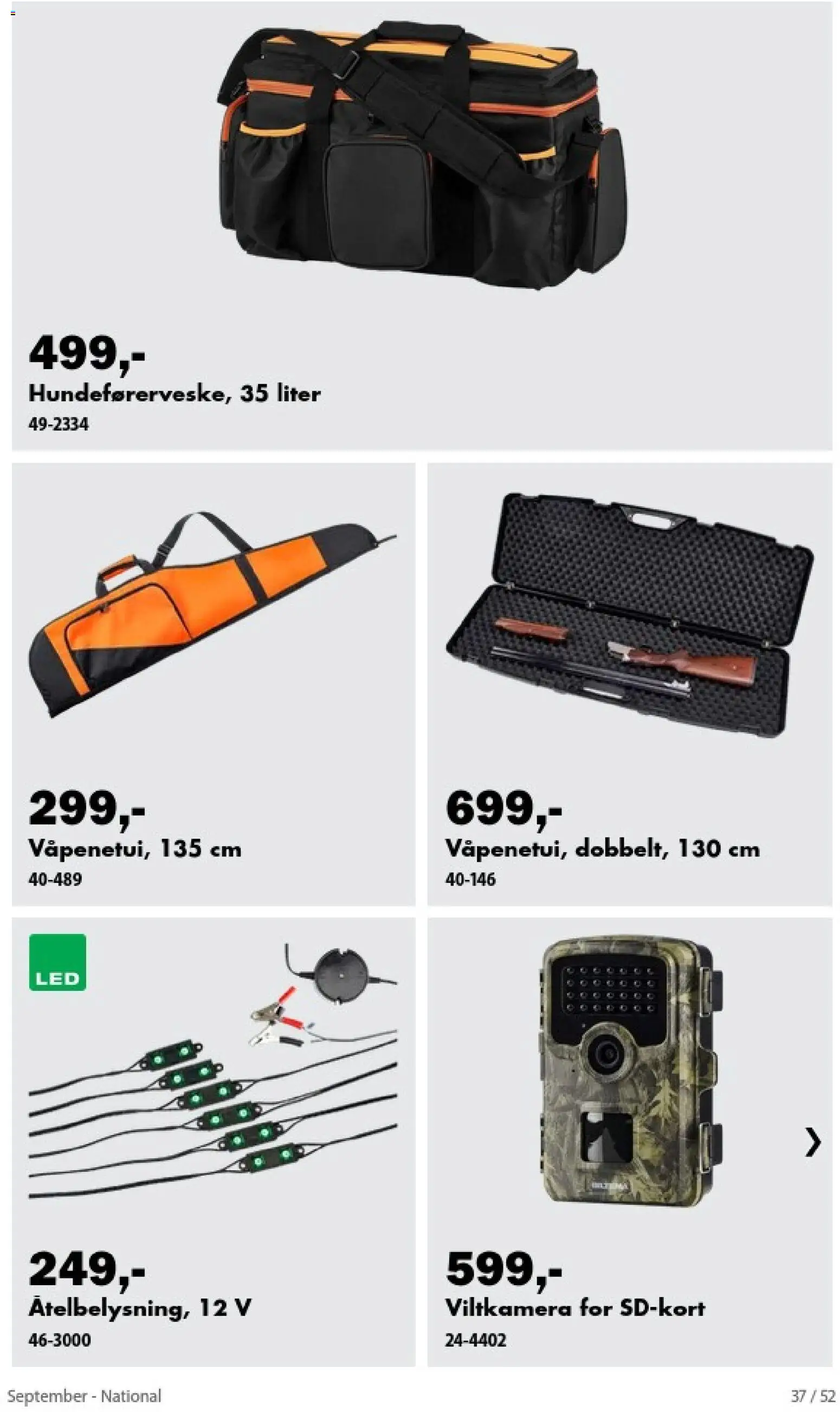 {H1} | Side: 37 | Produkter: Viltkamera