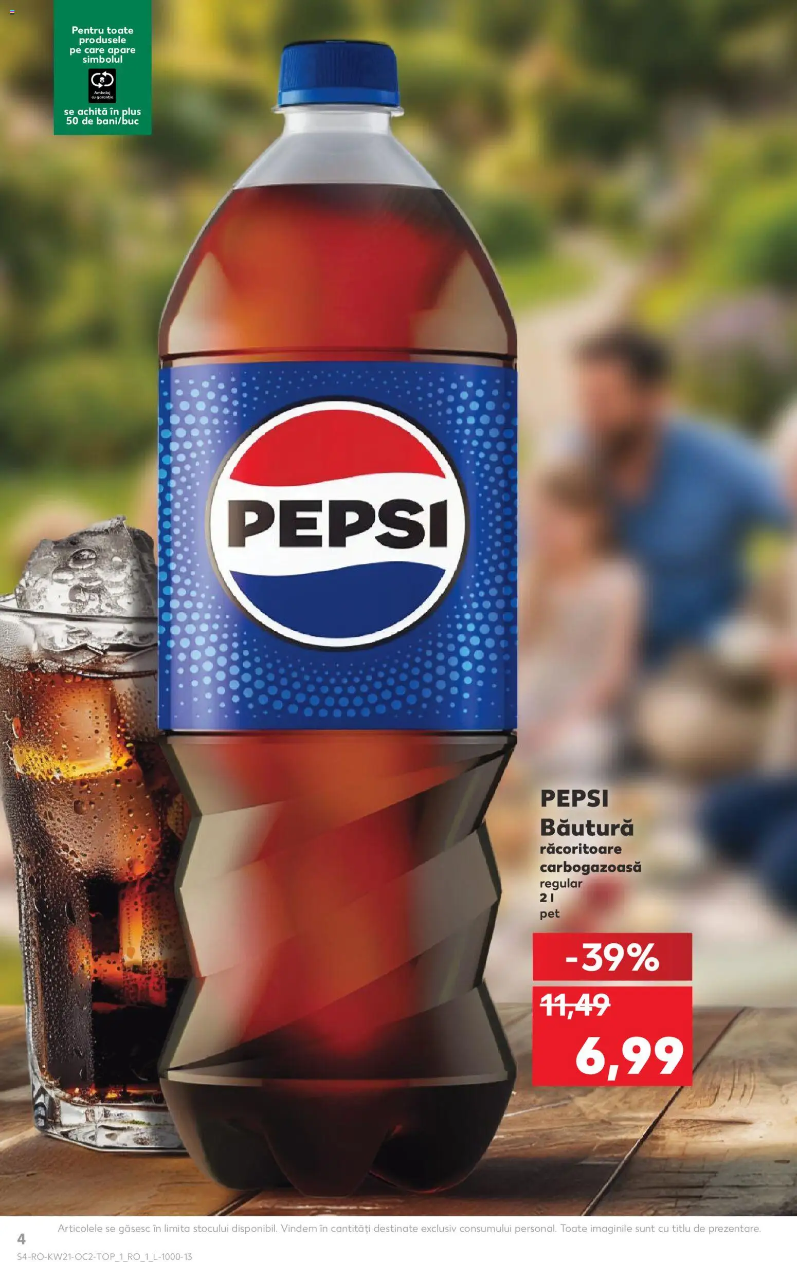 Kaufland RO akciós ujság - amely érvényes a következő dátumtól: 20.05.2026 | Oldal: 4 | Termékek: Pepsi