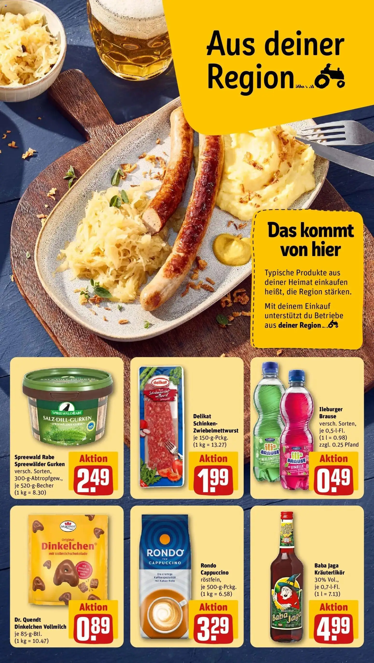 Rewe Prospekt Templin – gültig ab 27.07.2026 | Seite: 5 | Produkte: Schinken, Gurken