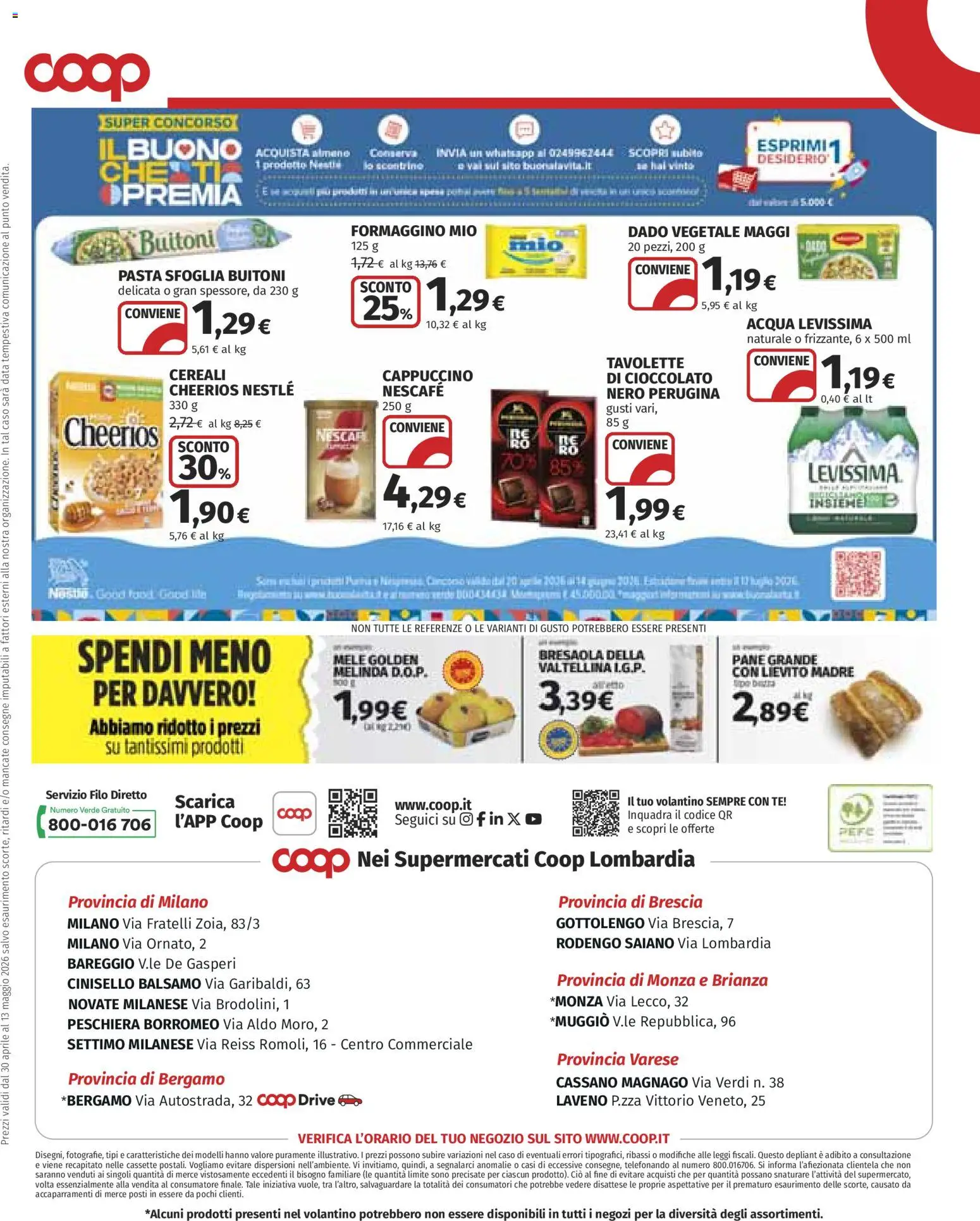 Volantino COOP del 30.04.2026 | Pagina: 17 | Prodotti: Balsamo, Mele, Tè, Pasta sfoglia