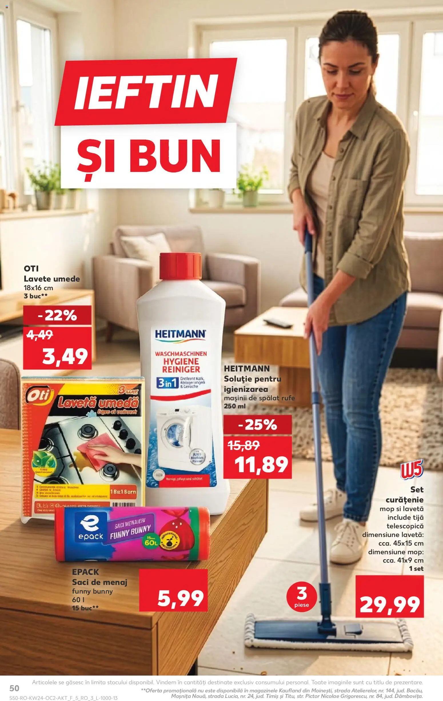 Kaufland RO akciós ujság - amely érvényes a következő dátumtól: 10.06.2026 | Oldal: 50