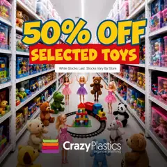 Crazy Plastics specials catalogue – valid from 25.05.2026