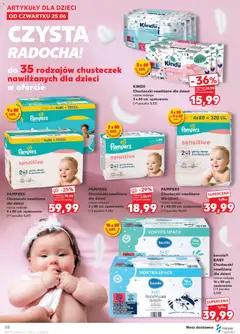 Pogląd oferty "PAMPERS Chusteczki nawilżane dla dzieci, różne rodzaje 9 x 80 szt. opakowanie (=1 paczka 6,67)" - ważna od 25.06.2026 | Strona: 58 | Produkty: Pampers