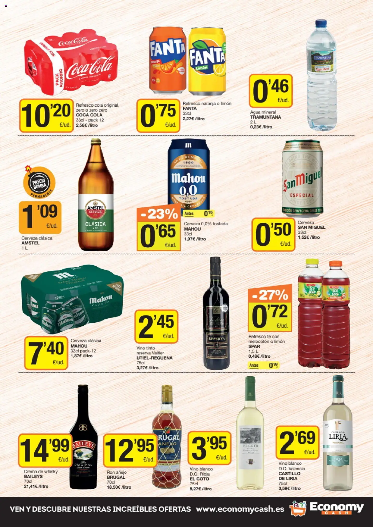 Economy Cash folleto │ válido desde el 24/09/2026 | Página: 7 | Productos: Crema, Whisky, Agua, Agua mineral