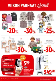 K-Citymarket-mainoslehti voimassa 20/07/2026 alkaen | Sivu: 8