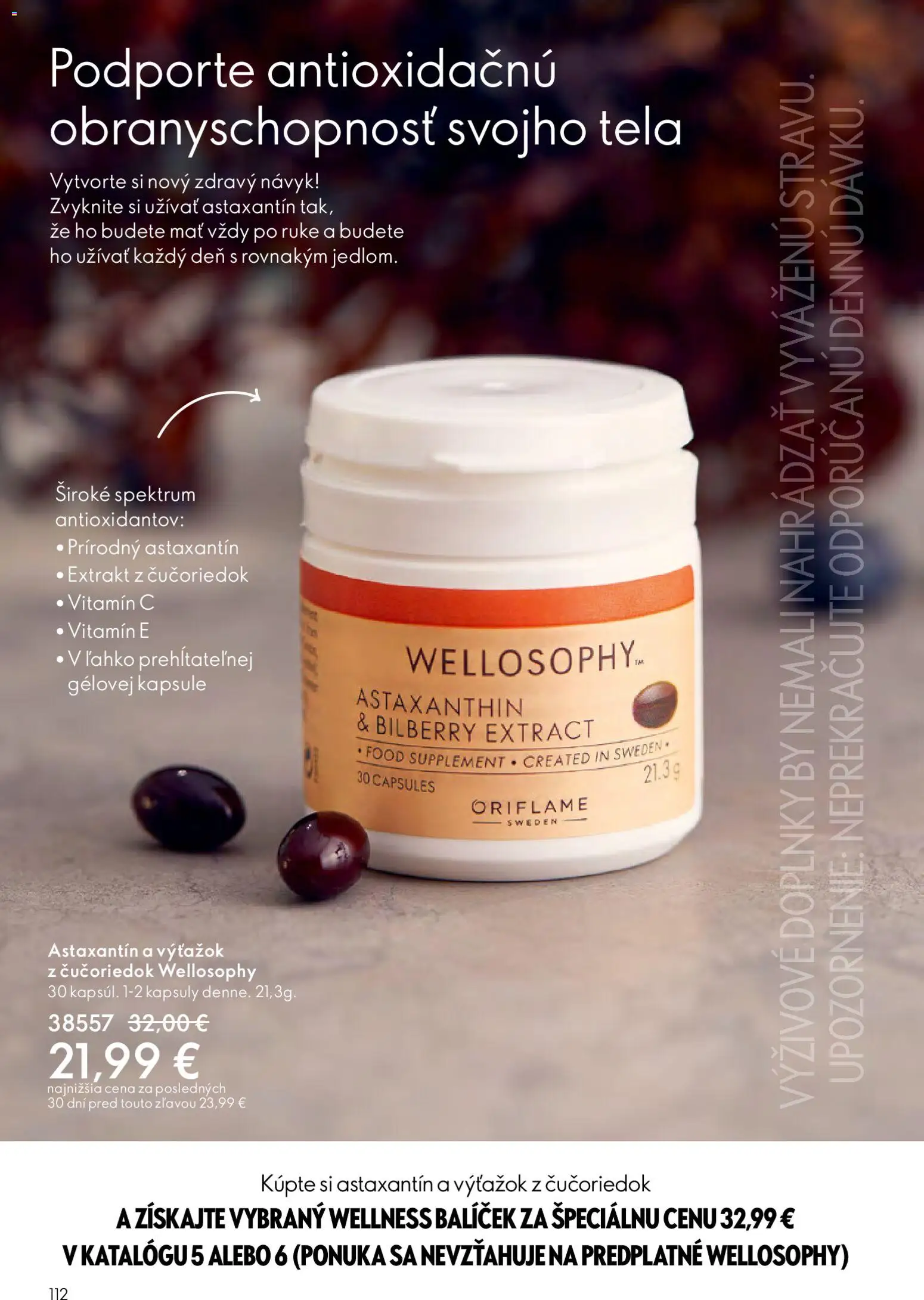 Nové Oriflame akcie – leták je platný od 25.03.2026 | Strana: 112 | Produkty: Kapsule