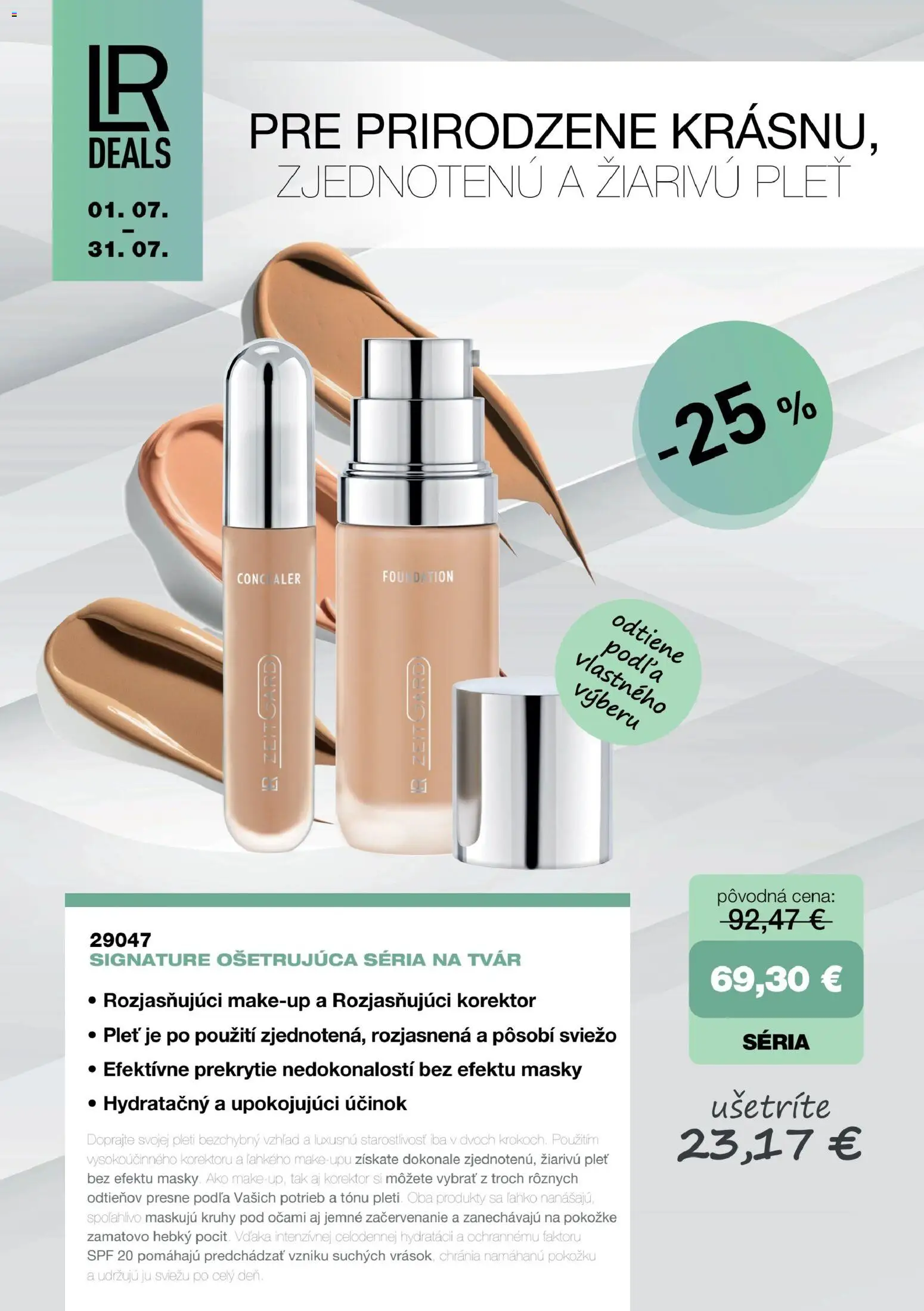 Nové LR akcie – leták je platný od 15.07.2026 | Strana: 19 | Produkty: Korektor