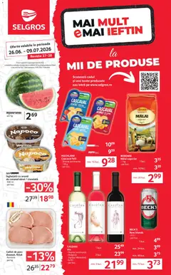 Ofertele Selgros valabile de la 26.06.2026