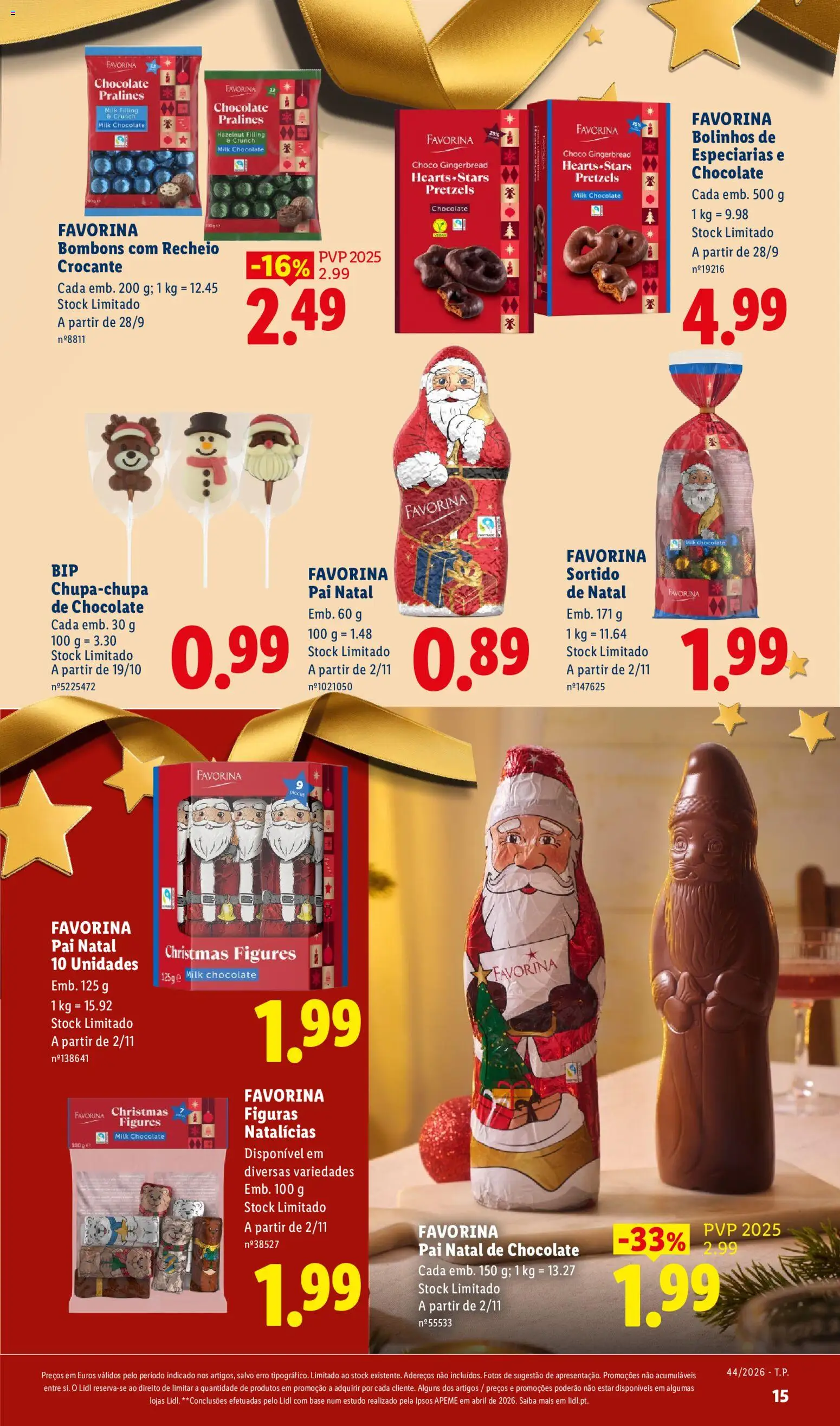 Lidl Folheto Especial Natal │ válido de 26/10/2026 | Página: 15 | Produtos: Especiarias, Base, Chocolate