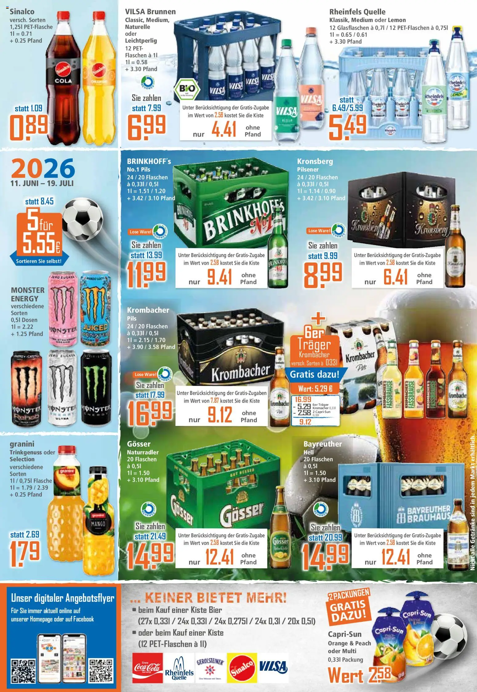Klaas & Kock Prospekt – gültig ab 29.06.2026 | Seite: 12 | Produkte: Energy, Monster, Mango, Fassbrause