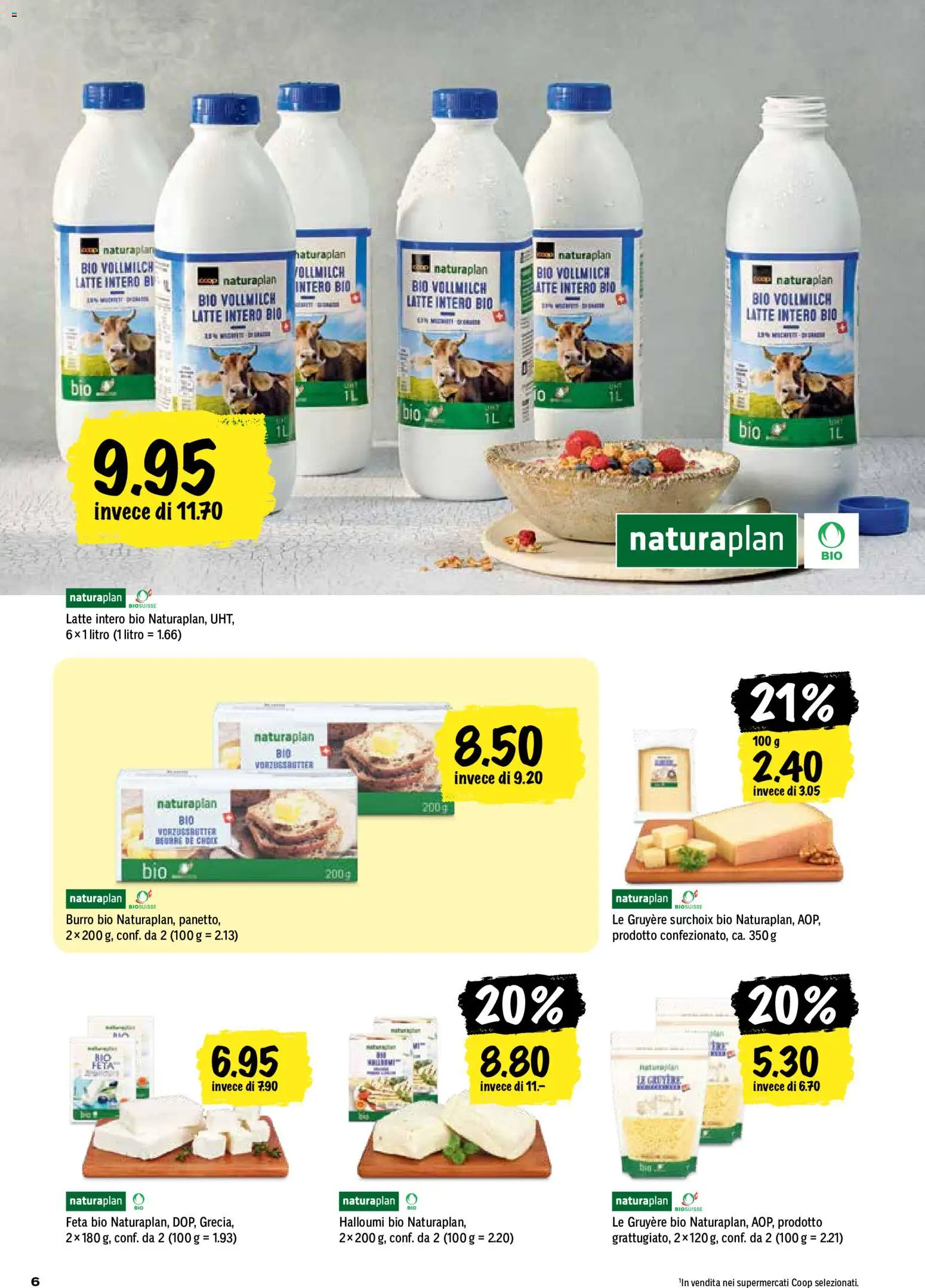 Coop aktionen IT – gültig ab 03.09.2026 | Seite: 6 | Produkte: Feta, Butter