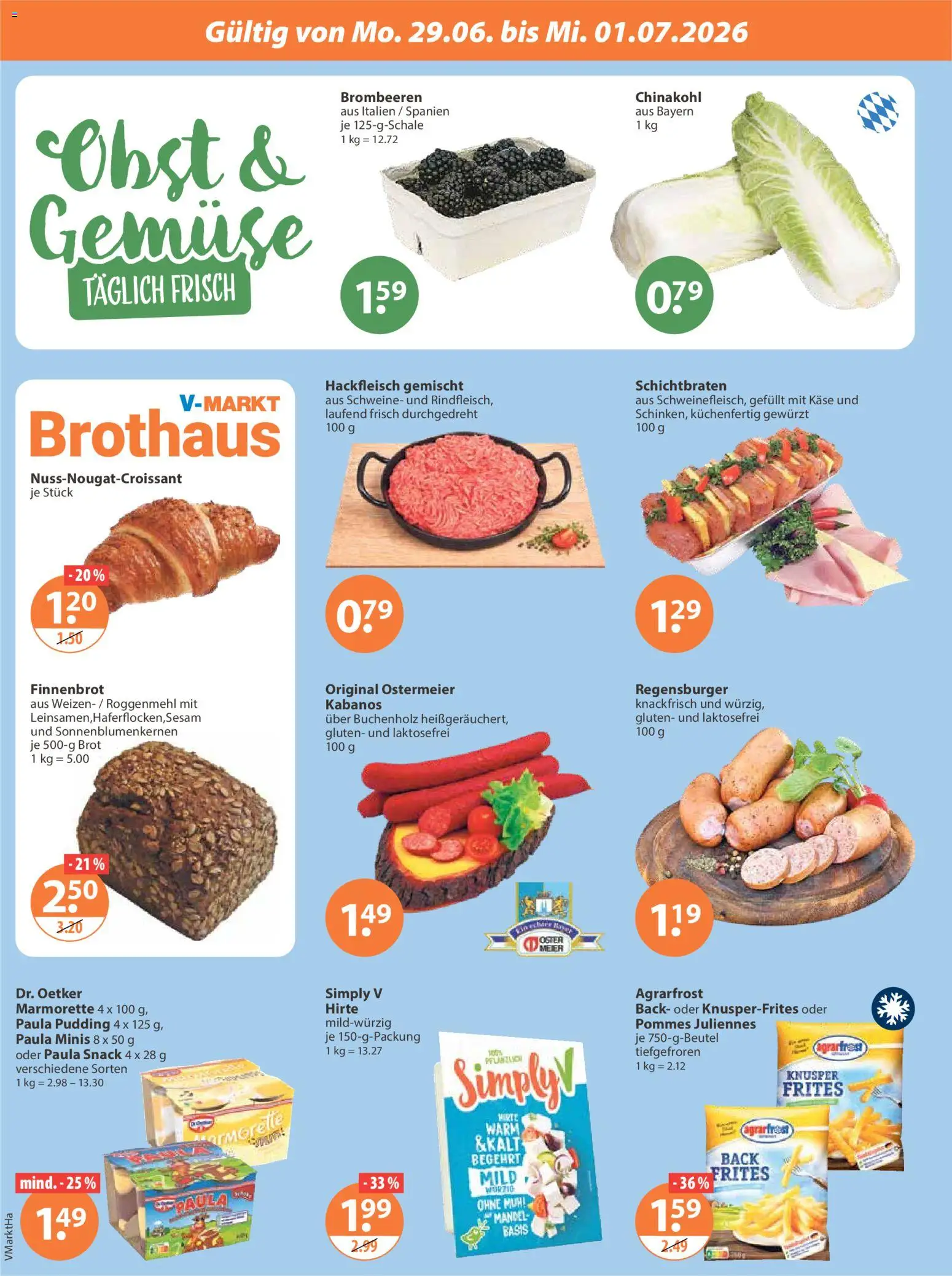 V-Markt Angebote ab Montag – gültig ab 29.06.2026 | Seite: 2