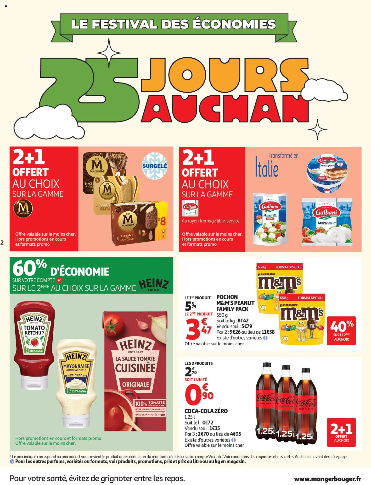 {H1} | Page: 2 | Produits: Base, Mozzarella, Mayonnaise, Ketchup