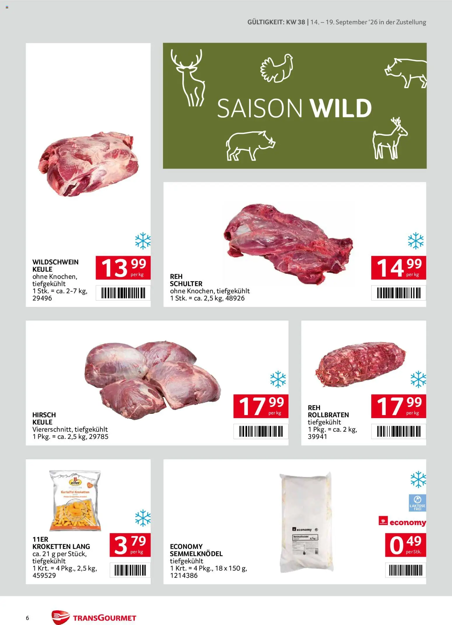 Transgourmet Zustellaktion gültig ab 14.09.2026 | Seite: 6