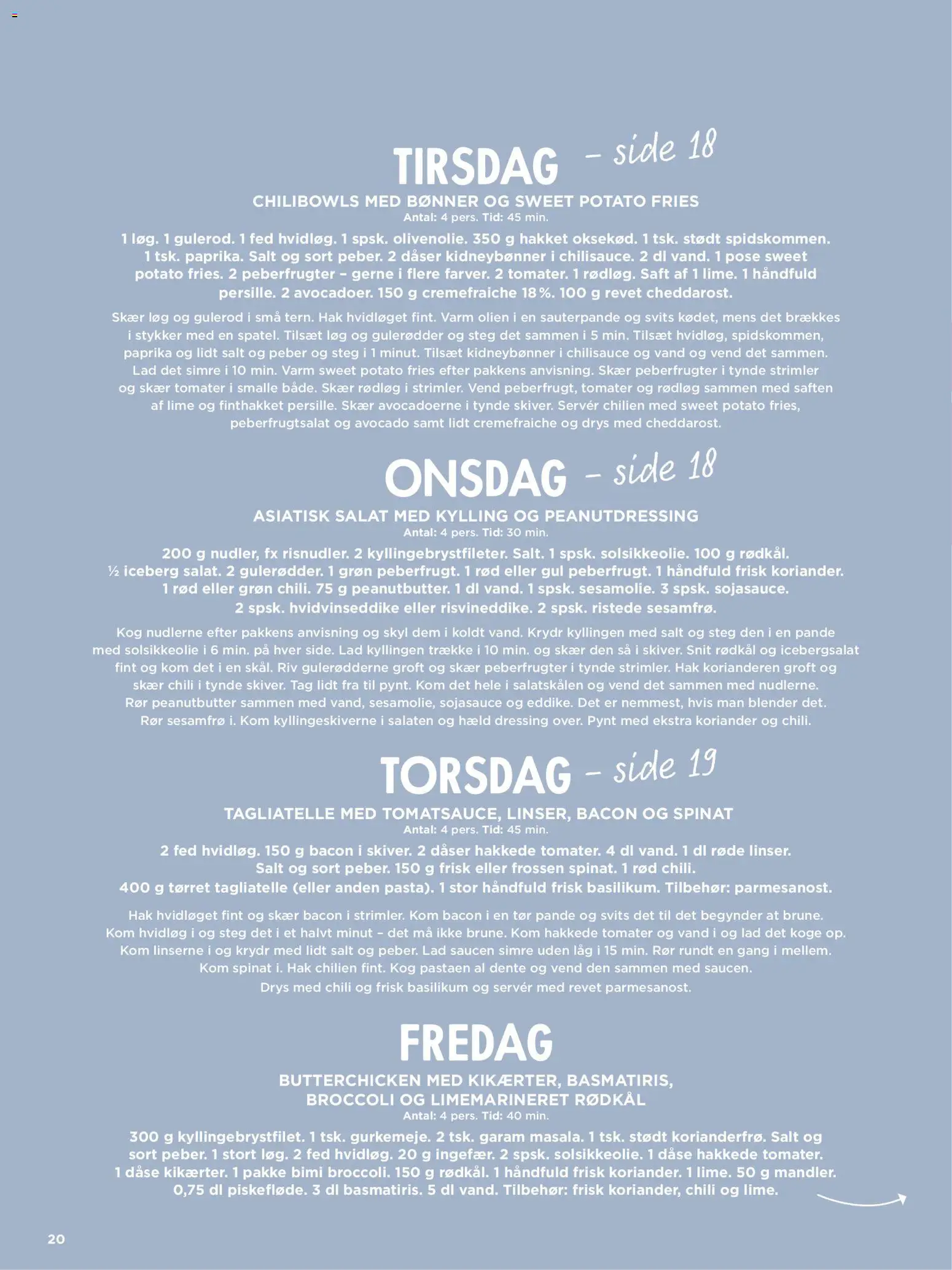Meny tilbudsavis – gyldig fra 01.02.2026 | Side: 20 | Produkter: Løg, Peber, Kidneybønner, Peanutbutter
