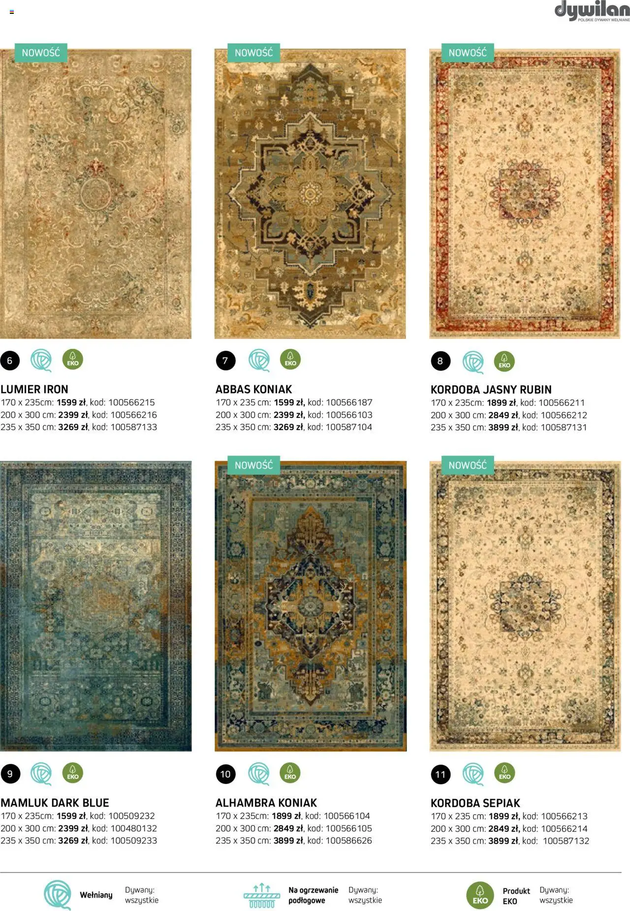 Komfort Gazetka - Katalog Dywanów od 15.10.2025 | Strona: 13 | Produkty: Koniak, Dywany
