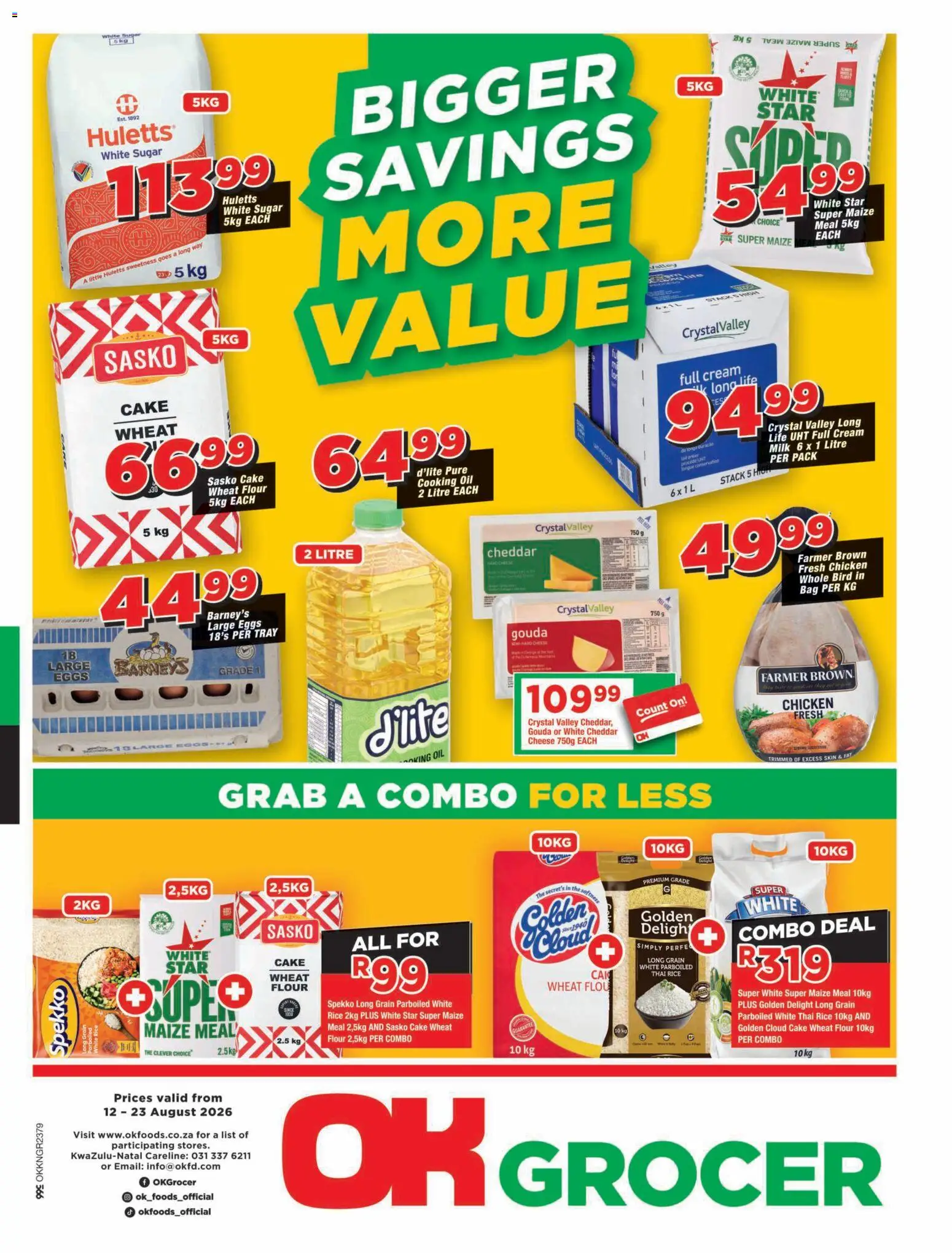 Preview of OK Foods flyer valid from 12/08/2026