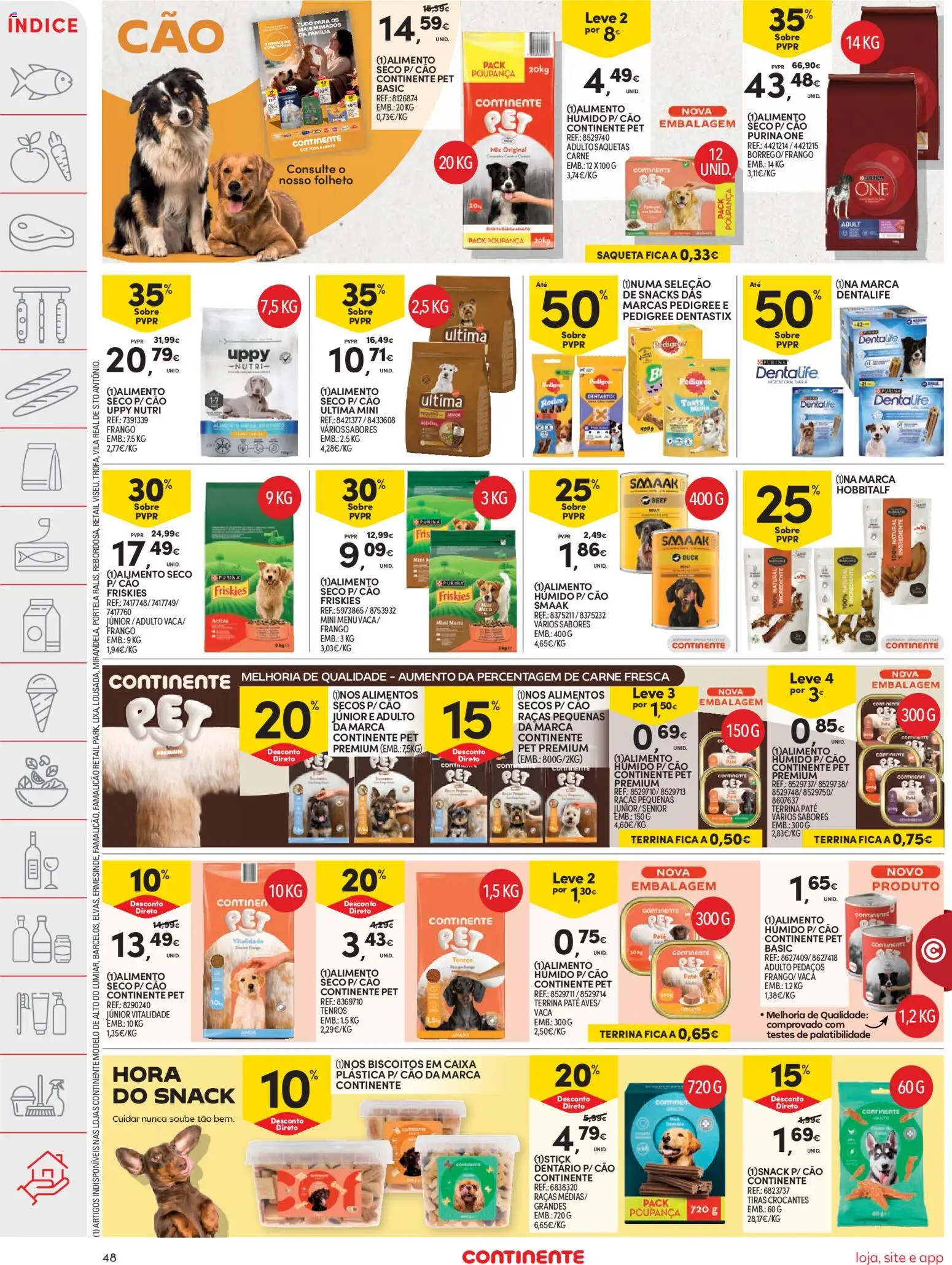 Continente folheto │ válido de 29/09/2026 | Página: 48 | Produtos: Frango, Caixa, Carne, Patê