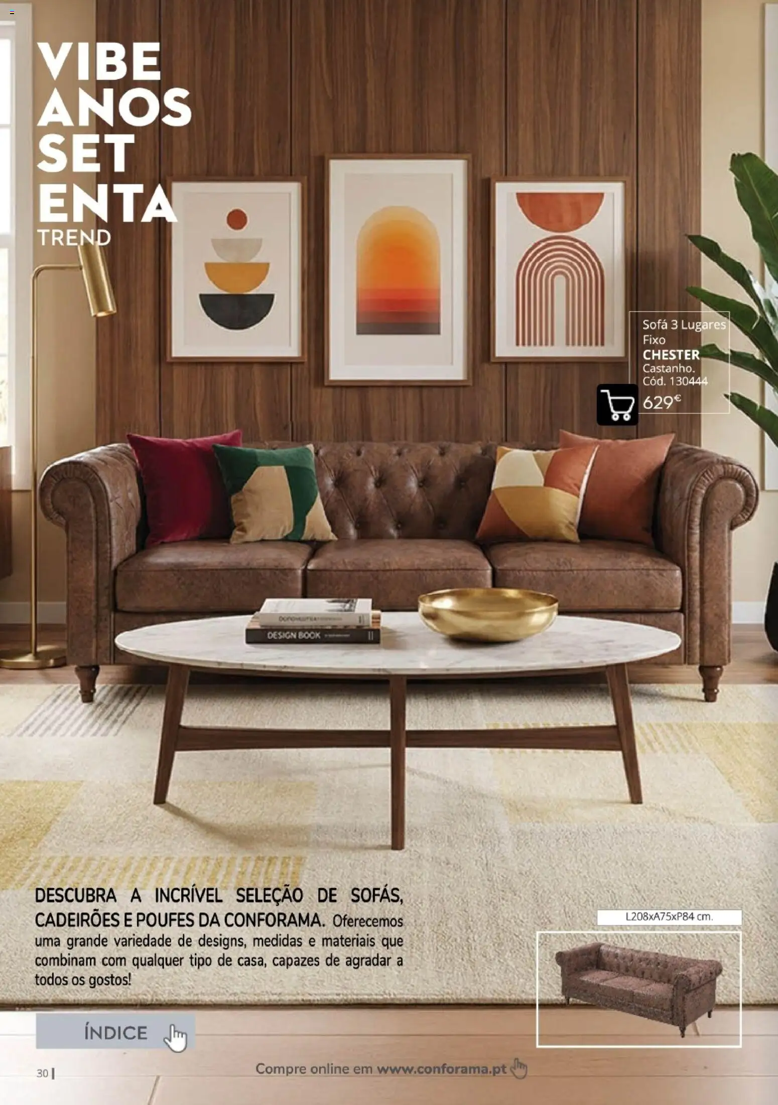 Conforama Outono Trend │ válido de 30/09/2026 | Página: 30 | Produtos: Sofá
