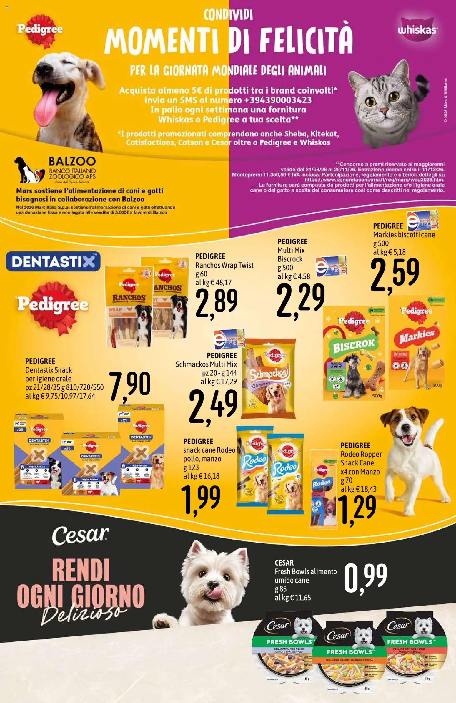 Volantino Emisfero del 19/10/2026 | Pagina: 16 | Prodotti: Pollo, Manzo, Patate, Igiene orale