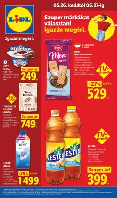 Lidl akciós újság - amely érvényes a következő dátumtól: 21.05.2026 | Oldal: 84 | Termékek: Cseresznye, Popcorn, Linzer, Tea