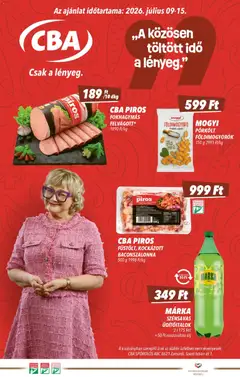 CBA akciós újság - amely érvényes a következő dátumtól: 2026.07.09.