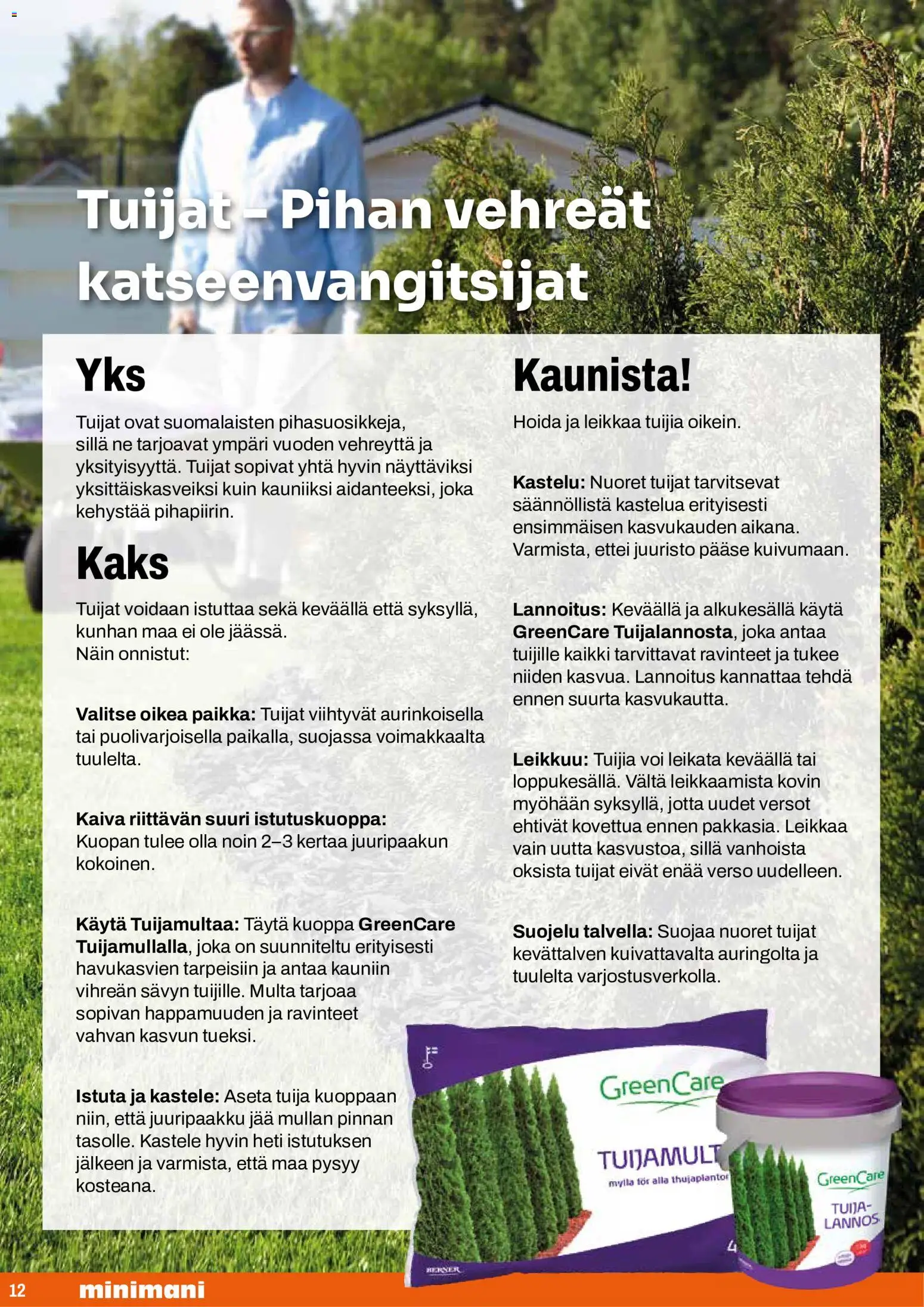 Minimani kuvasto - GreenCare – voimassa 18.05.2026 alkaen | Sivu: 12 | Tuotteet: Multa, Voi