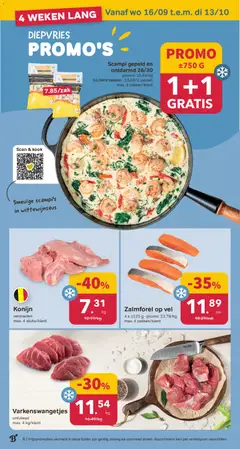 Bon Ap folder/publicité - Voorbeeld van een folder van Bon Ap, geldig van 16/09/2026 | Pagina: 6 | Producten: Konijn, Scampi, Kan