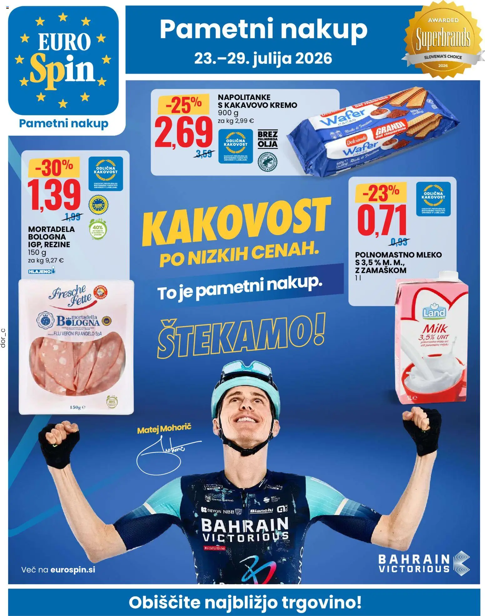 Eurospin katalog | Veljaven od 23.07.2026 catalogue cover