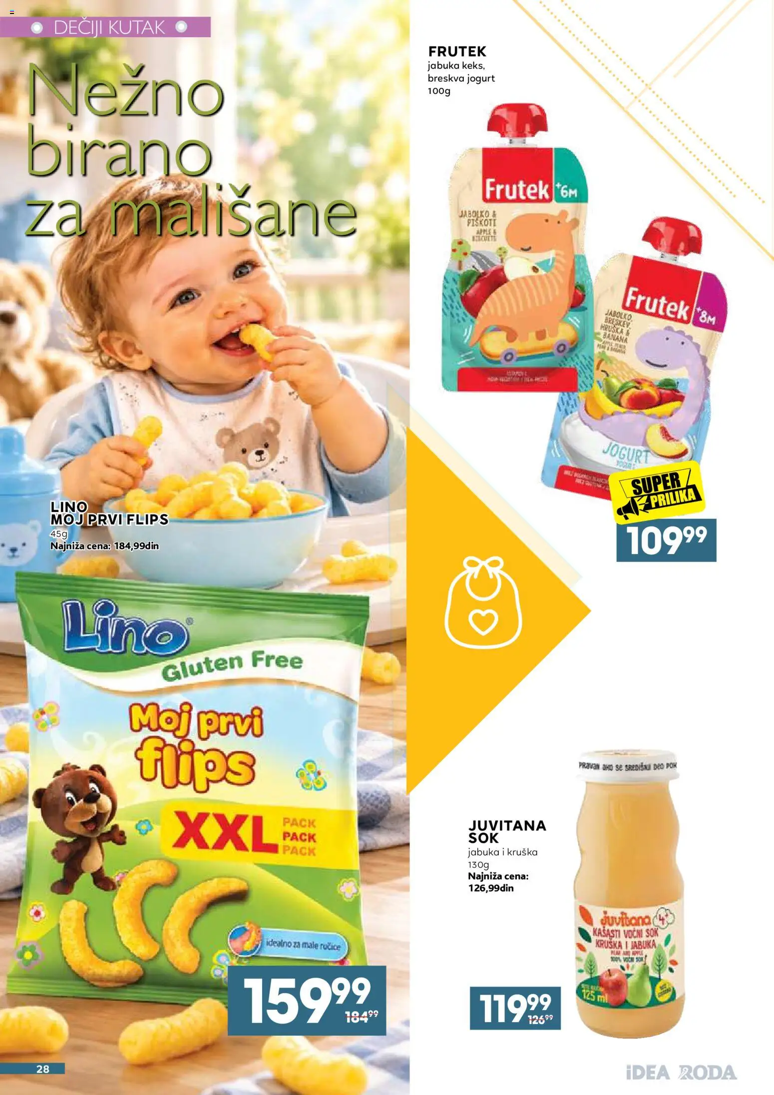 Roda katalog - važi od 26.10.2026 | Strana: 28 | Proizvode: Banana, Jogurt, Sok, Breskva