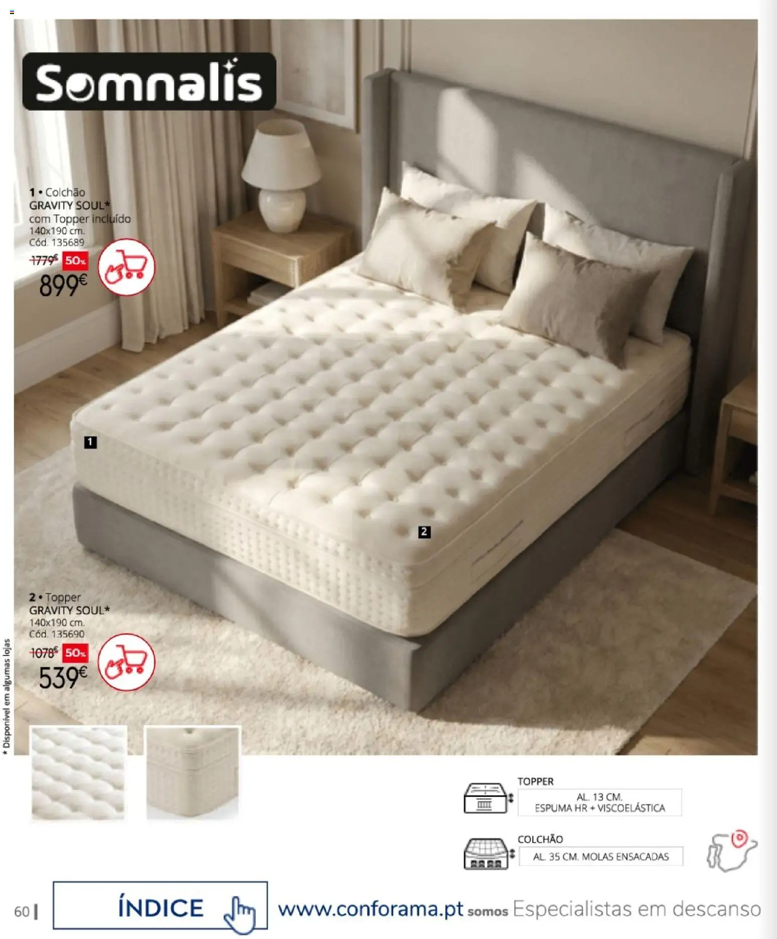 Conforama Camitis │ válido de 06/08/2026 | Página: 60 | Produtos: Colchão