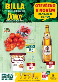 Náhled letáku Billa leták - Mladá od 21.10.2026