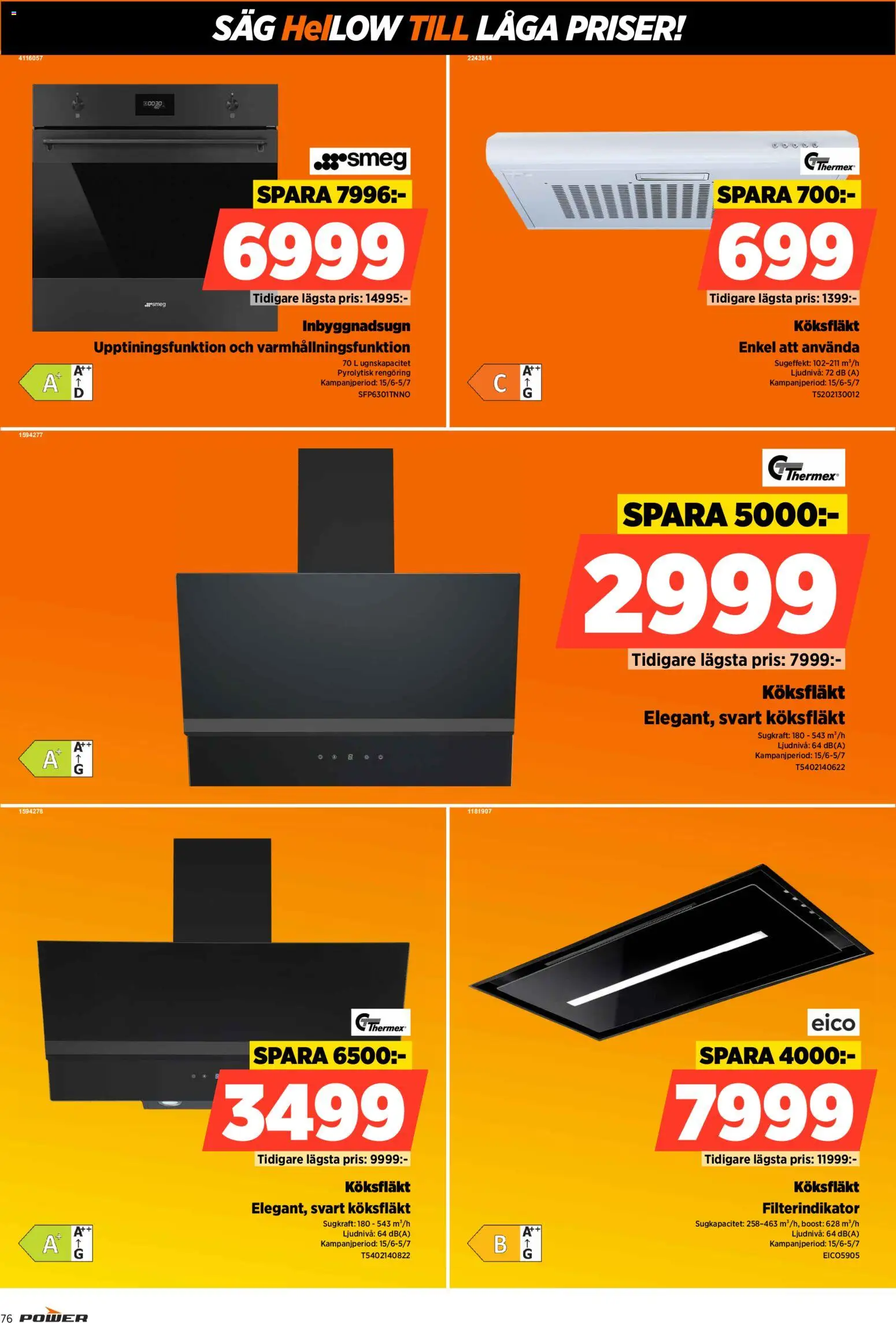 Power reklamblad aktuell från 22/06/2026 | Sida: 76
