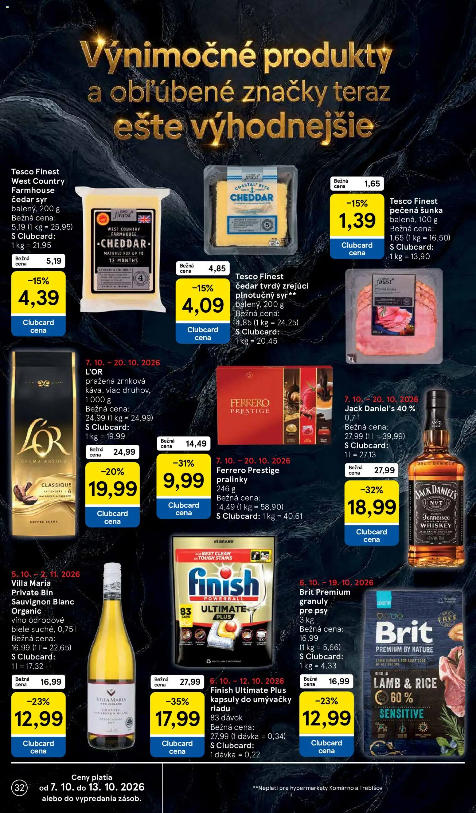 Nové Tesco akcie – leták je platný od 07.10.2026 | Strana: 32