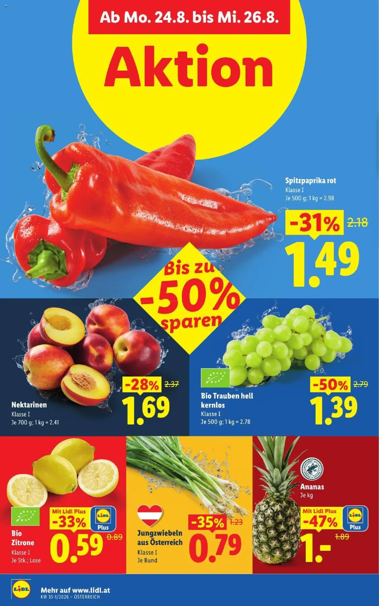 Lidl - Flugblatt gültig ab 20.08.2026 | Seite: 41 | Produkte: Zitrone, Ananas