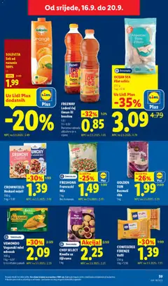 GOLDEN SUN Basmati riža, 1 kg - Pregled kataloga iz trgovine Lidl, vrijedi od 14.09.2026 | Stranica: 59