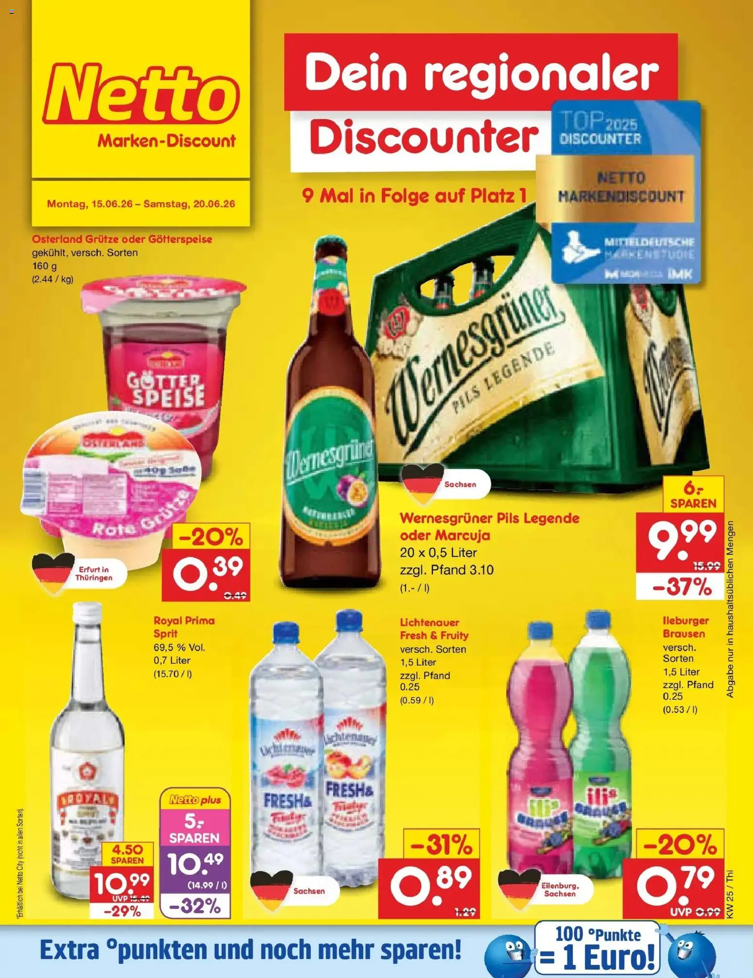 Netto Marken-Discount Prospekt Pirna – gültig ab 14.06.2026 | Seite: 57 | Produkte: Top, Pils, Wernesgruner