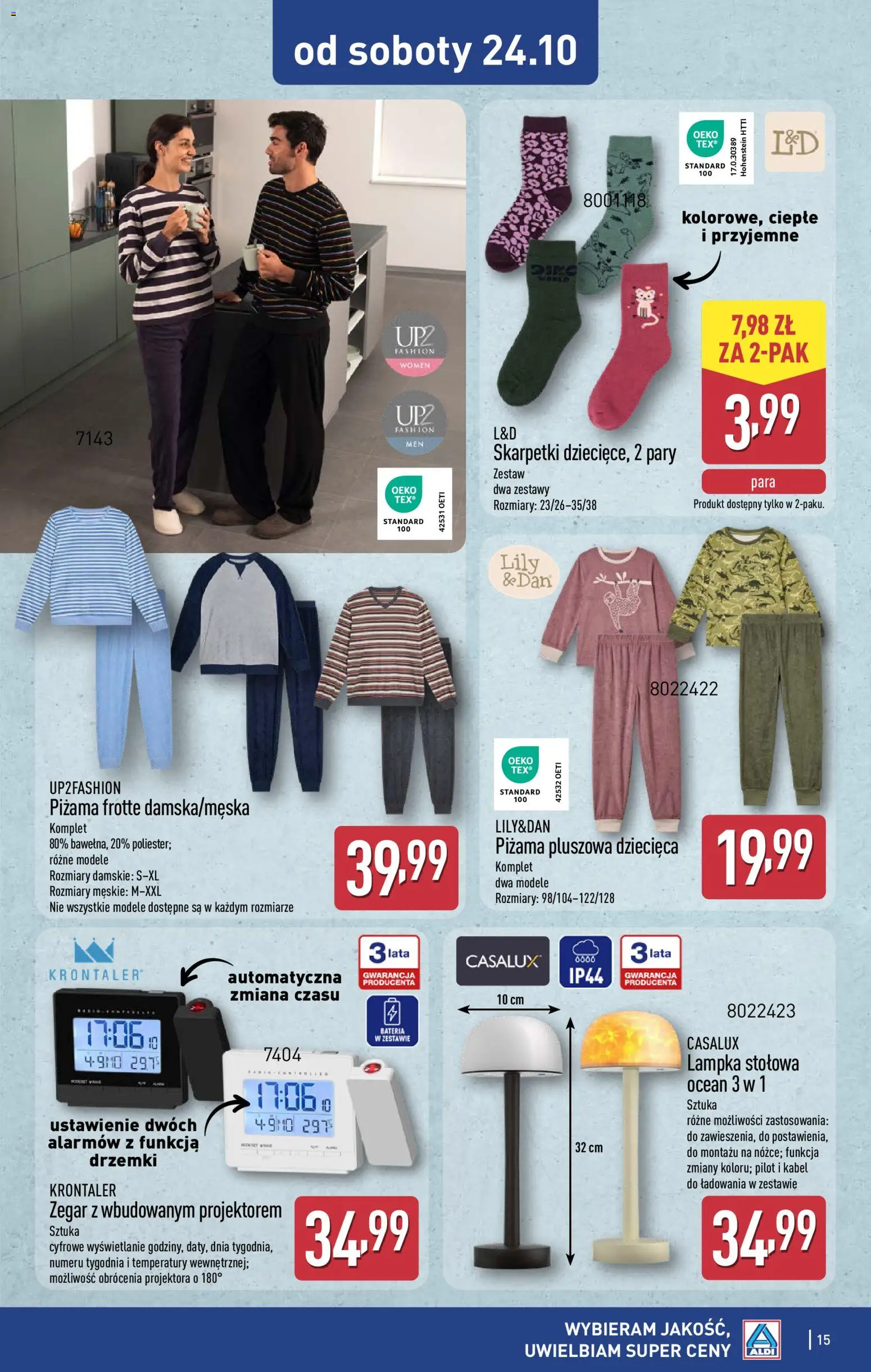 Aldi gazetka - Artykuły przemysłowe i tekstylia od 21.10.2026 | Strona: 15