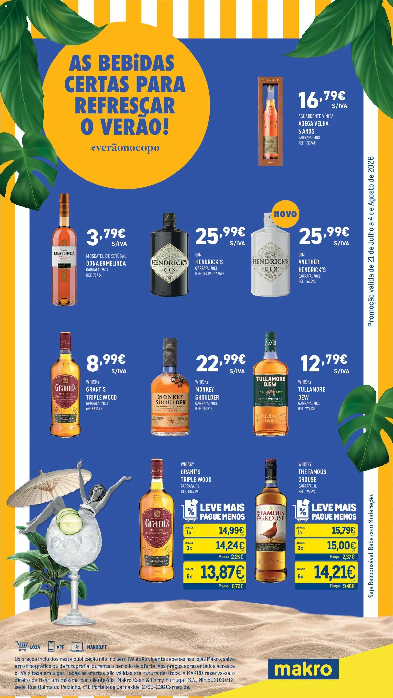 Makro Monofolha Primedrinks │ válido de 21/07/2026 | Página: 1 | Produtos: Whisky