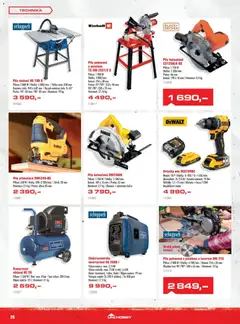 Náhled letáku Uni Hobby leták od 30.04.2026 | Strana: 26 | Produkty: Dewalt, Kompresor, Pila, Vrtačka